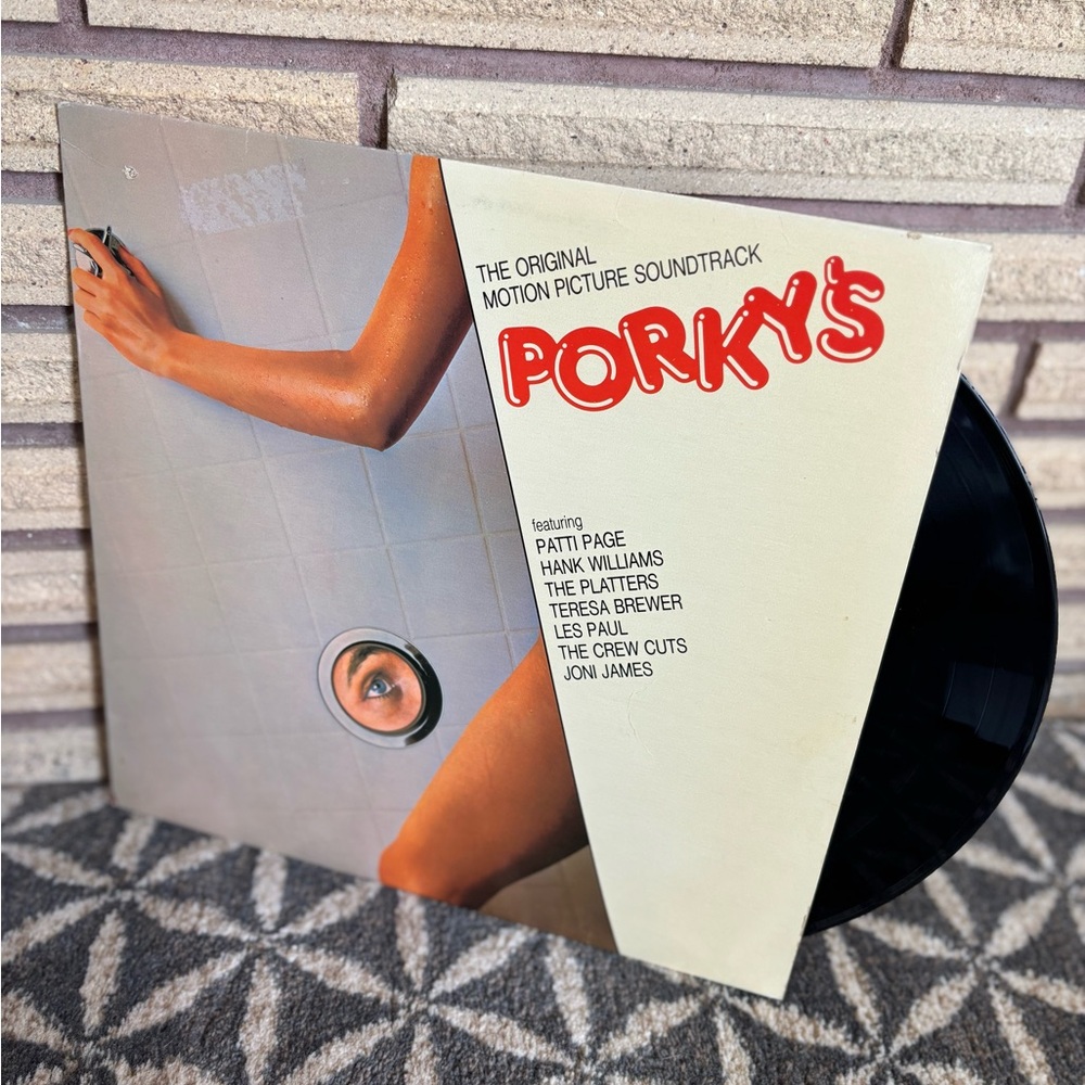 80's "Porky's Record - Porky's Soundtrack - Porky's Movie Soundtrack Album